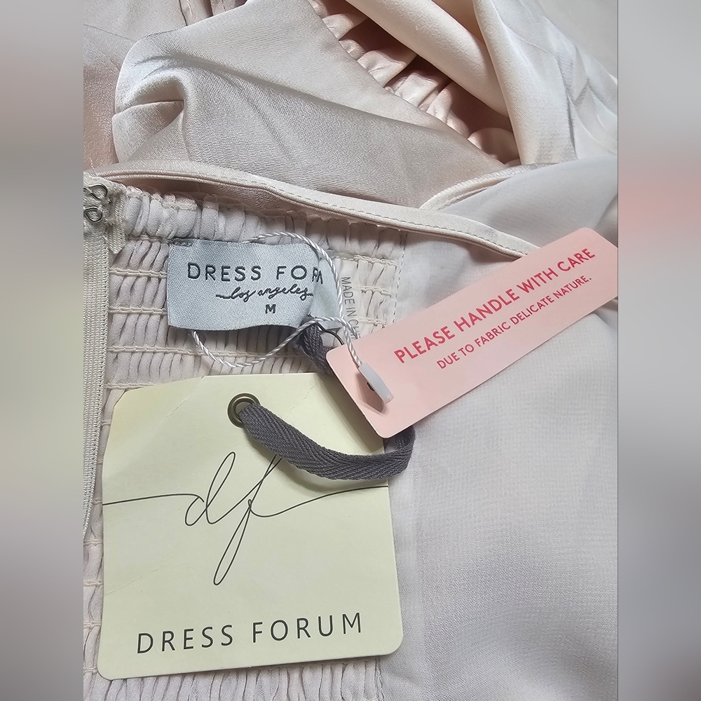 Dress Forum Cream Maxi Dress with Flutter Sleeves - Picture 6 of 8